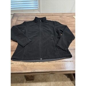 REI Jacket Womens Extra Large Black Fleece Outdoor Hiking